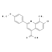 7-Chloro-2-(4-methoxyphenyl)-8-methylquinoline-4-carboxylic acid