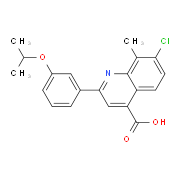 7-Chloro-2-(3-isopropoxyphenyl)-8-methylquinoline-4-carboxylic acid