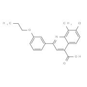 7-Chloro-8-methyl-2-(3-propoxyphenyl)quinoline-4-carboxylic acid