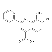 7-Chloro-8-methyl-2-pyridin-2-ylquinoline-4-carboxylic acid