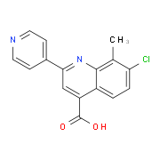 7-Chloro-8-methyl-2-pyridin-4-ylquinoline-4-carboxylic acid