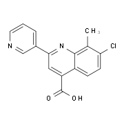 7-Chloro-8-methyl-2-pyridin-3-ylquinoline-4-carboxylic acid