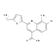 7-Chloro-2-(5-ethylthien-2-yl)-8-methylquinoline-4-carboxylic acid