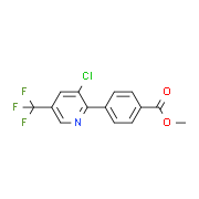 Methyl 4-[3-chloro-5-(trifluoromethyl)-2-pyridinyl]benzenecarboxylate