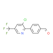 4-[3-Chloro-5-(trifluoromethyl)-2-pyridinyl]benzenecarbaldehyde