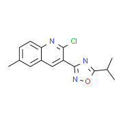 2-Chloro-3-(5-isopropyl-1,2,4-oxadiazol-3-yl)-6-methylquinoline
