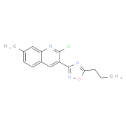 2-Chloro-7-methyl-3-(5-propyl-1,2,4-oxadiazol-3-yl)quinoline