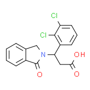 3-(2,3-Dichlorophenyl)-3-(1-oxo-1,3-dihydro-2H-isoindol-2-yl)propanoic acid