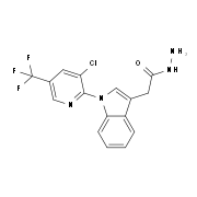 2-{1-[3-Chloro-5-(trifluoromethyl)-2-pyridinyl]-1H-indol-3-yl}acetohydrazide