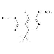 Methyl 3-chloro-2-methoxy-5-(trifluoromethyl)isonicotinate