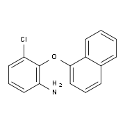3-Chloro-2-(1-naphthyloxy)aniline