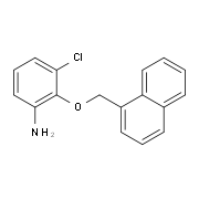 3-Chloro-2-(1-naphthylmethoxy)aniline