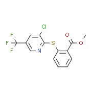 Methyl 2-{[3-chloro-5-(trifluoromethyl)-2-pyridinyl]sulfanyl}benzenecarboxylate