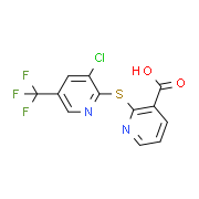2-{[3-Chloro-5-(trifluoromethyl)-2-pyridinyl]sulfanyl}nicotinic acid
