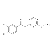 1-(3,4-Dichlorophenyl)-2-[2-(methylsulfanyl)-4-pyrimidinyl]-1-ethanone