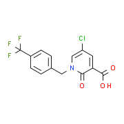 5-Chloro-2-oxo-1-[4-(trifluoromethyl)benzyl]-1,2-dihydro-3-pyridinecarboxylic acid