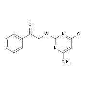 2-(4-Chloro-6-methyl-pyrimidin-2-ylsulfanyl)-1-phenyl-ethanone