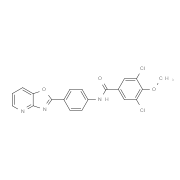 3,5-Dichloro-4-methoxy-N-(4-oxazolo[4,5-b]-pyridin-2-yl-phenyl)-benzamide