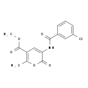 Methyl 3-[(3-chlorobenzoyl)amino]-6-methyl-2-oxo-2H-pyran-5-carboxylate