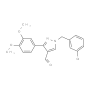 1-(3-Chlorobenzyl)-3-(3,4-dimethoxyphenyl)-1H-pyrazole-4-carbaldehyde