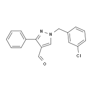 1-(3-Chlorobenzyl)-3-phenyl-1H-pyrazole-4-carbaldehyde