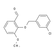 2-[(3-Chlorobenzyl)oxy]-3-methoxybenzaldehyde