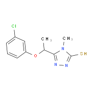 5-[1-(3-Chlorophenoxy)ethyl]-4-methyl-4H-1,2,4-triazole-3-thiol