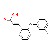 3-[2-(3-Chlorophenoxy)phenyl]acrylic acid
