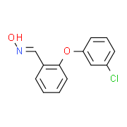 2-(3-Chlorophenoxy)benzenecarbaldehyde oxime