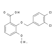 2-[(3,4-Dichlorobenzyl)oxy]-3-methoxybenzoic acid