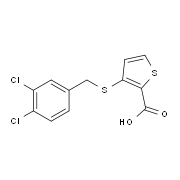 3-[(3,4-Dichlorobenzyl)sulfanyl]-2-thiophenecarboxylic acid