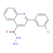2-(3-Chlorophenyl)quinoline-4-carbohydrazide