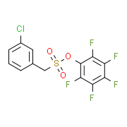 2,3,4,5,6-Pentafluorophenyl (3-chlorophenyl)methanesulfonate