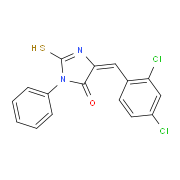 (5E)-5-(2,4-Dichlorobenzylidene)-2-mercapto-3-phenyl-3,5-dihydro-4H-imidazol-4-one