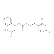 [(2-{[2-(2,4-Dichlorophenyl)ethyl]amino}-2-oxoethyl)(phenyl)amino]acetic acid