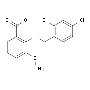 2-[(2,4-Dichlorobenzyl)oxy]-3-methoxybenzoic acid