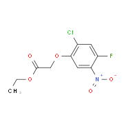 Ethyl 2-(2-chloro-4-fluoro-5-nitrophenoxy)acetate