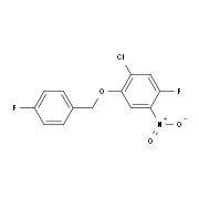 1-Chloro-5-fluoro-2-[(4-fluorobenzyl)oxy]-4-nitrobenzene