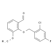 2-[(2-Chloro-4-fluorobenzyl)oxy]-3-methoxybenzaldehyde