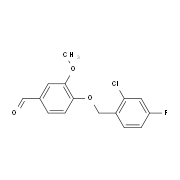 4-[(2-Chloro-4-fluorobenzyl)oxy]-3-methoxybenzaldehyde