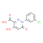 1-(3-Chlorophenyl)-4-hydroxy-6-oxo-1,6-dihydro-3-pyridazinecarboxylic acid