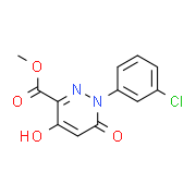 Methyl 1-(3-chlorophenyl)-4-hydroxy-6-oxo-1,6-dihydro-3-pyridazinecarboxylate