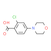 2-Chloro-4-morpholinobenzenecarboxylic acid