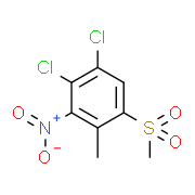 1,2-Dichloro-4-methyl-5-(methylsulfonyl)-3-nitrobenzene