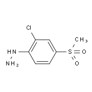 2-Chloro-4-methylsulfonylphenylhydrazine