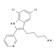 4-(5,7-Dichloro-2-pyridin-3-yl-1H-indol-3-yl)-butan-1-amine