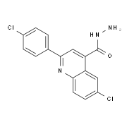 6-Chloro-2-(4-chlorophenyl)quinoline-4-carbohydrazide