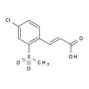 (2E)-3-[4-Chloro-2-(methylsulfonyl)phenyl]-acrylic acid