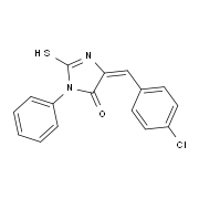 (5E)-5-(4-Chlorobenzylidene)-2-mercapto-3-phenyl-3,5-dihydro-4H-imidazol-4-one