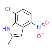 7-Chloro-2-methyl-4-nitroindole